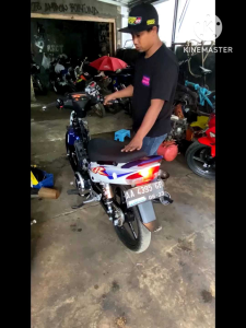 Knalpot Fiz R Force One Standar Racing & Polos Tameng Copy AHM