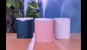 2000ML USB Air Humidifier Double Spray Port Essential Oil Aromatherapy Diffuser Cool Mist Maker