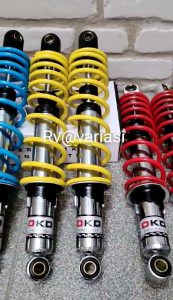 Shock Belakang okd untuk motor bebek universal ukuran 280mm 340mm Bisa Untuk Motor Jupiter vegacrypton fizr RX-KING Tiger Mega pro Verza Thunder GL Pro Supra x 125 fi