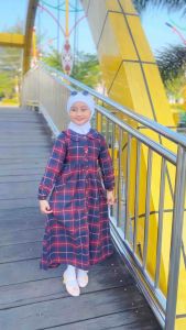 Gamis Anak Perempuan Terbaru Katun Flanel 2024 Lucu Tidak Panas