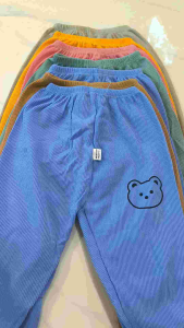 Combo 10 quần dài thu đông thun gân tăm mặc ấm cho bé trai. bé gái từ 4-20kg cho bé từ 0-5 tuổi