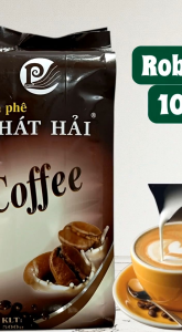 Phát Hải Cà phê Ba Hạt bột nguyên chất hạt rang xây 500g hương thơm tự nhiên vị đậm đà phù hợp pha phin truyền thống