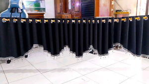 Gorden Poni Sahaja Panjang 3 Meter Hordeng Poni Blackout Import