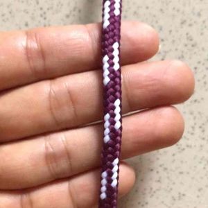 10 mét- Dây Dù 5mm ko lõi oval tròn dày 3.5mm êm tay + chắc tay dùng làm macrame thời trang