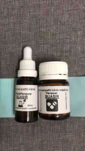 UBAT BUASIR UBAT BUASIR 100%  BERKESAN Homeopathi