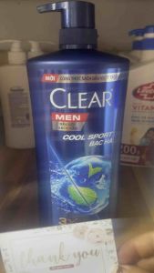 Dầu gội đầu Clear men cool sport bạc hà 900g giá mới