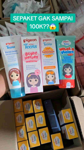 [BUNDLE 4] PIGEON TEENS Paket Skincare Anak 1 Set Lengkap Mencerahkan Untuk Kulit Kering Sensitive dan Semua Jenis Kulit
