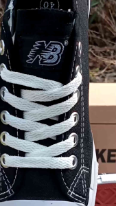 Sepatu Sekolah NB Master Basket Anak Laki Laki Perempuan SD SMP SMA Hitam Putih