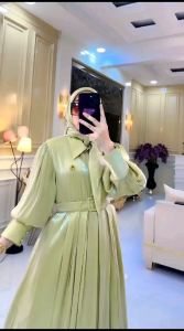 MARWAH DRESS SET HIJAB BY DFCOLECTION
