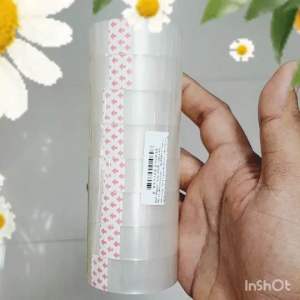 เทปใส ยี่ห้อ BK แกน 1 นิ้ว สีใส 3/4นิ้ว x 36 หลา (8 ม้วน/แพ็ค)