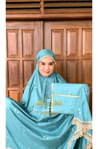 Mukena Dewasa Full Bordir Bunga Melati Jumbo: Mukena Berkualitas Tinggi untuk Semua Usia