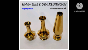 Holder Stick Dupa Kuningan 02 / Tempat Bakar Dupa Hio Lo / Vas Bunga antik BRASS wadah bakar stik pedupaan rohani hiolo buhur arab aromaterapi