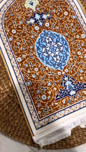 (SAJADAH TURKI KUBAH TERBARU) Ukuran 110 x 55 Anti Slip Bahan Tebal Dan Halus Nyaman Untuk Beribadah