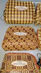 6PCS PERPACK PEANUT WALLET NATIVE/BANIG QUALITY with I love Philippines logo coin purse wallet