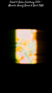 Paket 6 Buku Calistung 1 2 3 4 + Menulis Huruf Besar & Kecil - PAH