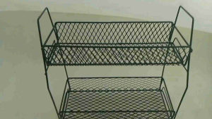 Rak Serbaguna 2 Susun Besi Anti Karat – Rak Bumbu Kosmetik & Tanaman