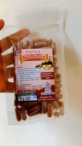 pinang kapsul isi 100butir/herbal kapsul buah pinang muda murni"sejuta manfaat/kapsul pinang isi 100butir