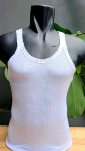 3 PCS Kaos dalam Singlet Pria Cowok Dewasa Remaja Inaman Ukuran 32 34 36 38 40 42 Putih - Termurah Murah