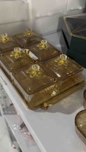 Khay Đựng MứtTết 6 Hũ Ngăn Đựng Bánh Kẹo Mứt Tết Hạt Dưa Sang Trọng Hũ Đựng Kẹo Ngày Tết