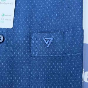 (1M3680)Áo sơ mi viettien ngắn tay lai bầu (Regular )