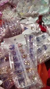 Đá khối chân nhọn Angelica 16 khía mix đá nhỏ siêu sáng bền chuẩn xịn