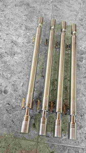 Handle gagang pintu rumah motif barbel berbahan stenlistell anti karat dan korosi panjang 45cm 60cm 80cm