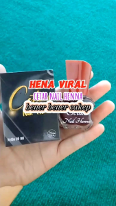 cetar nail henna 10 ml. kutek muslimah henna sah sholat kutek viral kutex henna halal