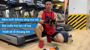 Găng tay thể thao Nam - Nữ có quấn bảo vệ cổ tay Aolikes 113b