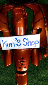 ชุดสีเวฟ100เก่าหน้าดิสไฟสองตาสีส้มแก้วชิ้นงานสนิทเปลือกงานABS มี13ชิ้น