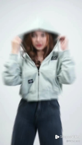 Japanese Crope Jaket Hodie Ziper Sweater | Sweater Croope Top Wanita