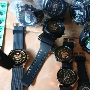 AJ SHOP Jam Tangan Custom Nama | Bisa Request Desain Sendiri - Jam Tangan Darkah Arab Logo GARUDA 02 Terbaru-Terlaris-Termurah