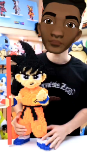 56cm Son Goku Dragon Ball Brick Building Block [Connection Block]