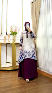 Ready Siap Kirim Gamis Khalila Set Terbaru 2025