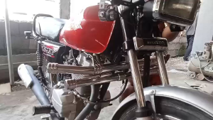 TMX 125/ 155 DOUBLE BAR CRASH GUARD PURE STAINLESS