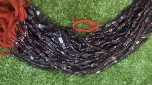 Red Garnet Natural Long Beads Hand Made Necklace Onestrip5strip