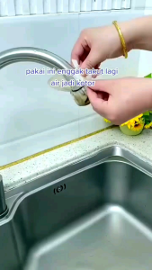 Faucet Sambungan Kepala Kran Filter Air 6 Lapis Filter Kran Filter Sambungan Kran Saringan Air Kran Batu 4 Lapis