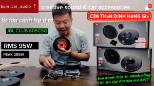 Bộ loa cánh lắp ô tô JBL CLUB 605CSQ rms 95w/ peak 285w hàng chính hãng ~ hỗ trợ lắp đặt tận nơi ạ.