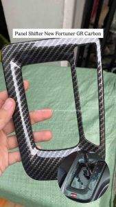 Panel Shifter Cover Pindah Persneling New Fortuner GR SPORT carbon