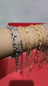 gelang tangan titanium dewasa perhiasan aksesoris