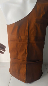 อังสะพระ ผ้าซัลฟลอไรซ์ 7กระเป๋า ผ้าเนื้อนิ่มใส่สบาย อังสะพระสงฆ์