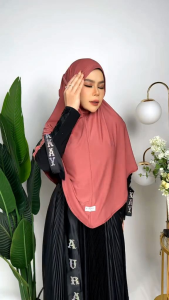 JILBAB INSTAN MOIRA siria Tali size L jersey by Moira Hijab