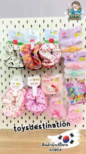 ✅พร้อมส่งในไทย✅ 🇰🇷Korea🇰🇷 ยางรัดผม scrunchies ยางรัดผมโดนัท Sanrio/ Care Bear / Kitty / Snoopy เกาหลี S2503018