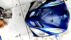 Cover Bodi Tameng Mio Sporty Biru Original Second