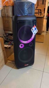 Speaker Asatron PartyBox HT-8890USB STORM Double 12 Inch  Include 2 Mic Wireless