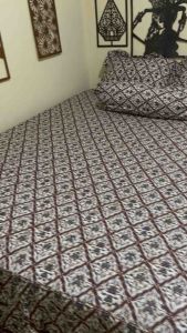 Seprei motif batik rumbai t20