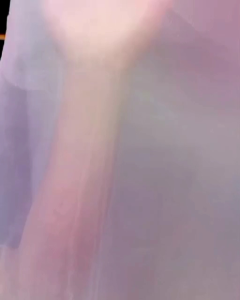 kain/bahan organza rainbow/organza pelangi