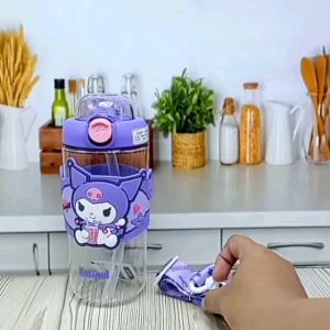 Botol Minum Import Sanrio / Botol Sedotan Anak / Botol Cinnamoroll / Botol Minum Melody / Botol Sedotan Tali Kuromi