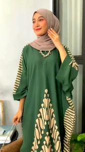 Kaftan Jogja kaftan murah kaftan unique bahan rayon adem tebal BUSUI friendly LD 160 jumbo XXXXL
