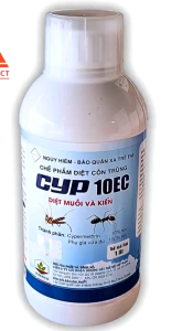THUỐC DIỆT CÔN TRÙNG CYP 10EC VIPESCO 1 Lít - Diệt Muỗi Kiến Gián Siêu Tiết Kiệm tác động thần kinhchết ngay côn trùng