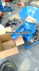 MESIN CETAK PELET VERTIKAL: MESIN PELET VERTIKAL MURAH 2-ROLLER